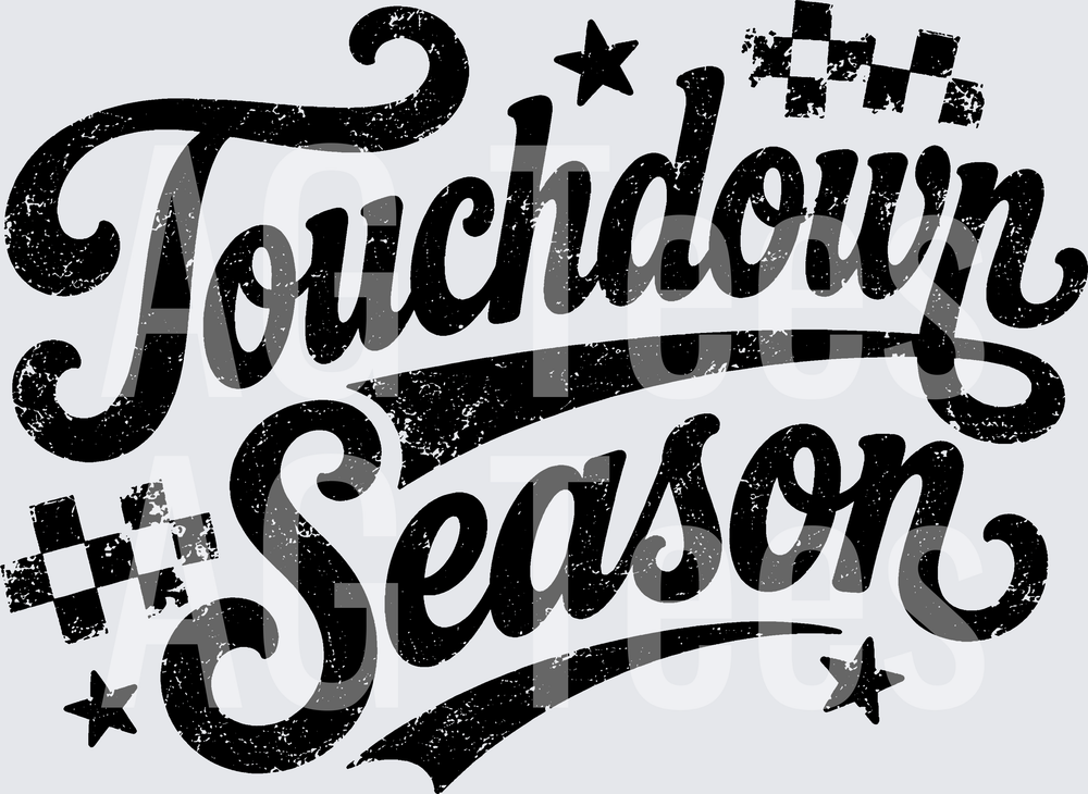 TOUCHDOWN SEASON DISTRESSED