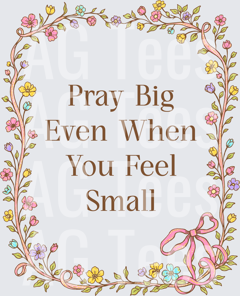 Pray Big BACK