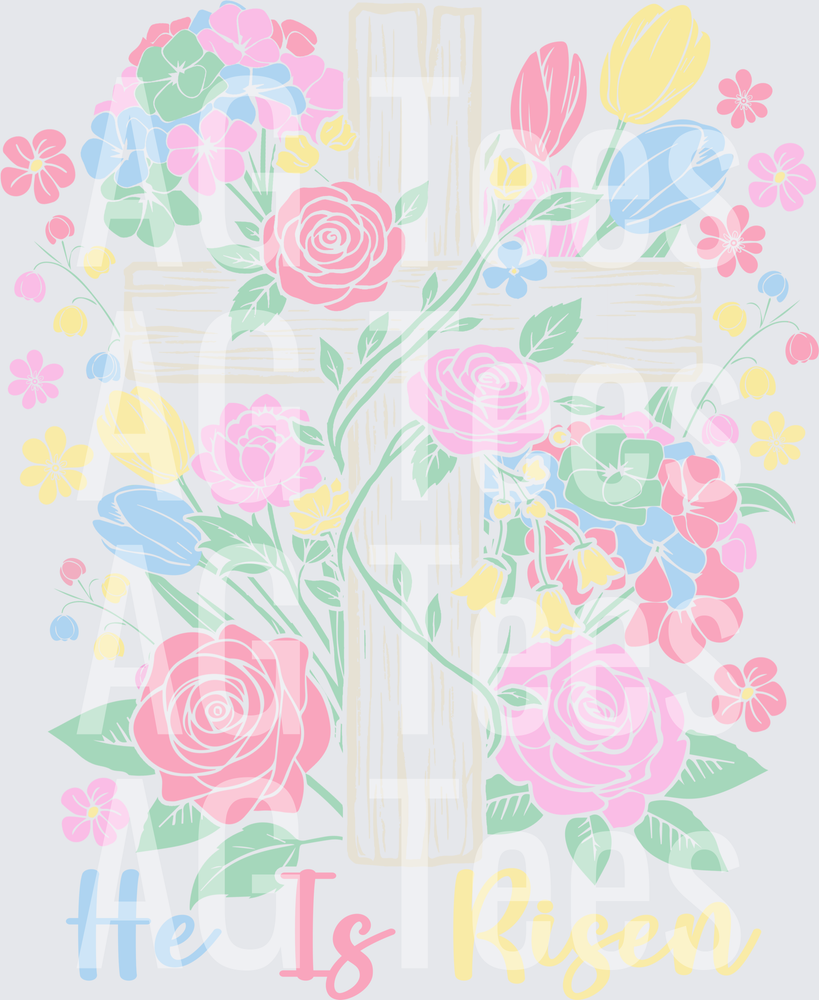 Floral He is Risen