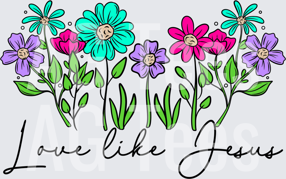 Love like Jesus pocket design