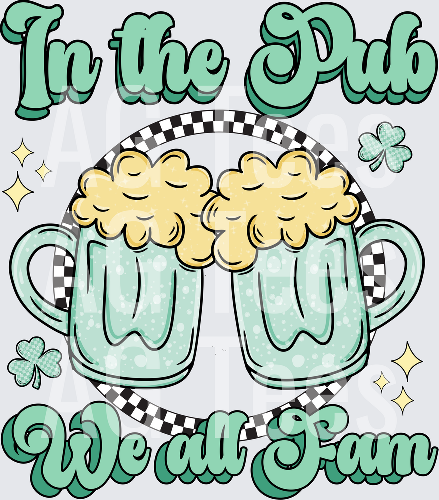 In the pub we all fam
