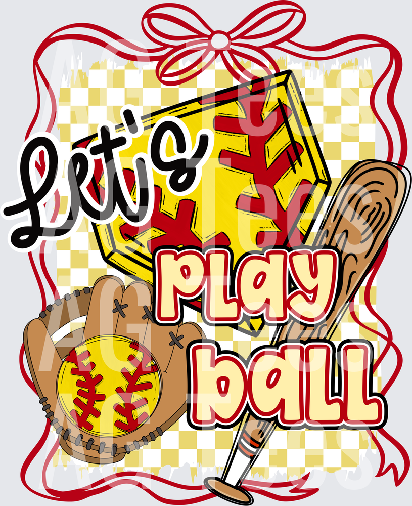 Let’s play ball softball