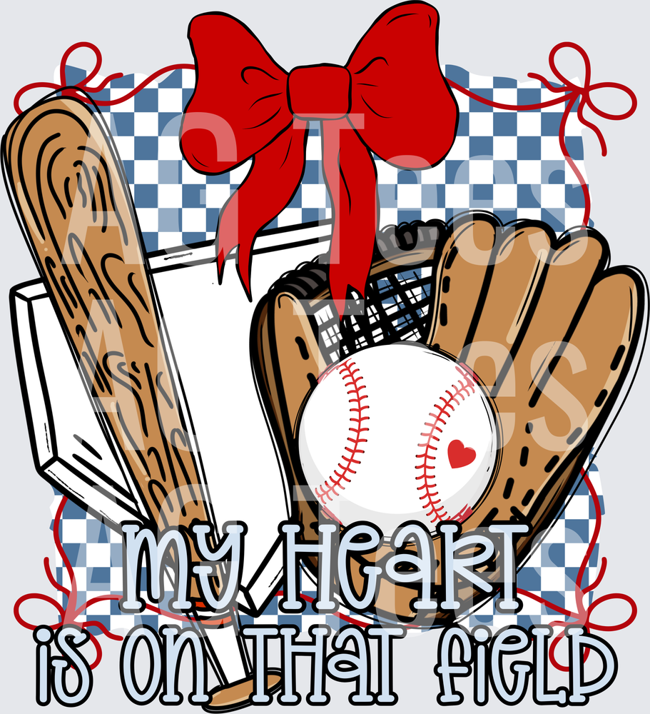 My heart is on that field baseball