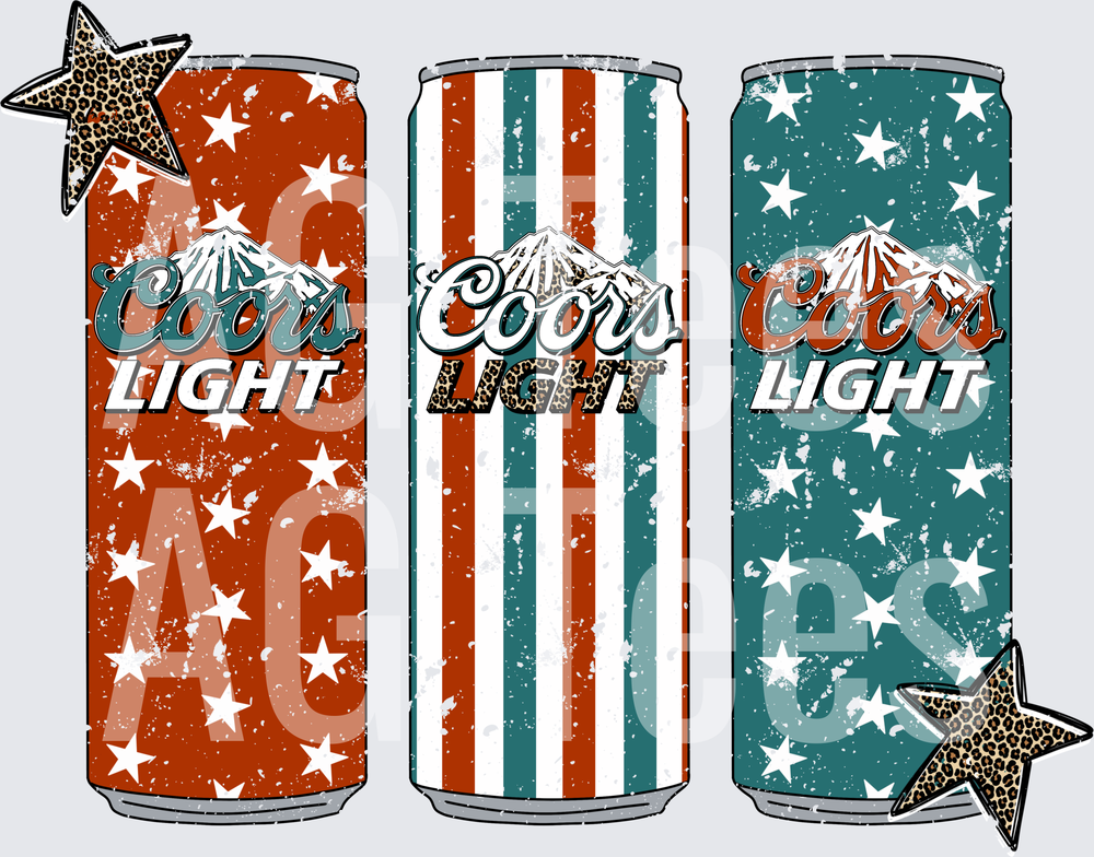 Patriotic Coors light