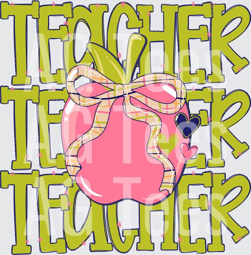 TEACHER APPLE STACK