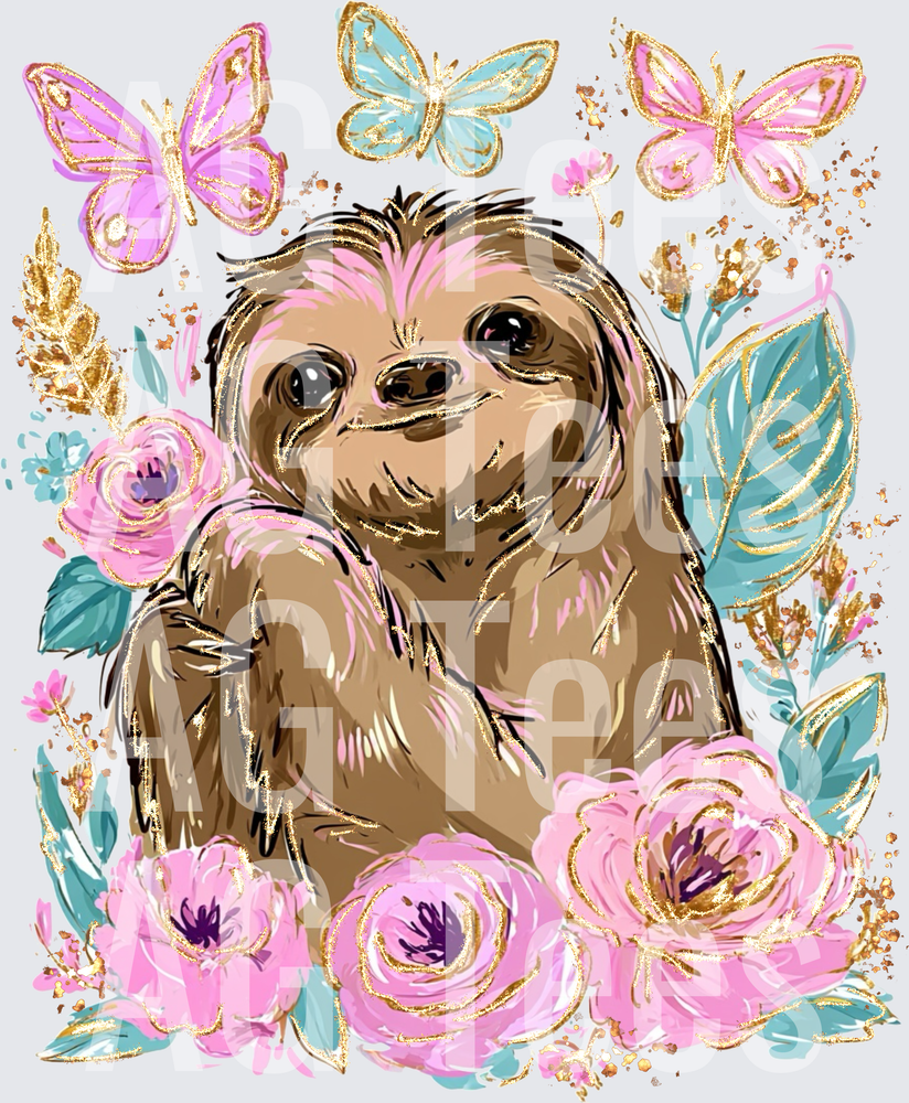 Sloth Floral