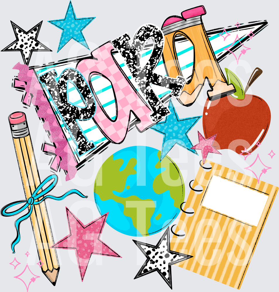 BACK TO SCHOOL NAME PENNANT PARA