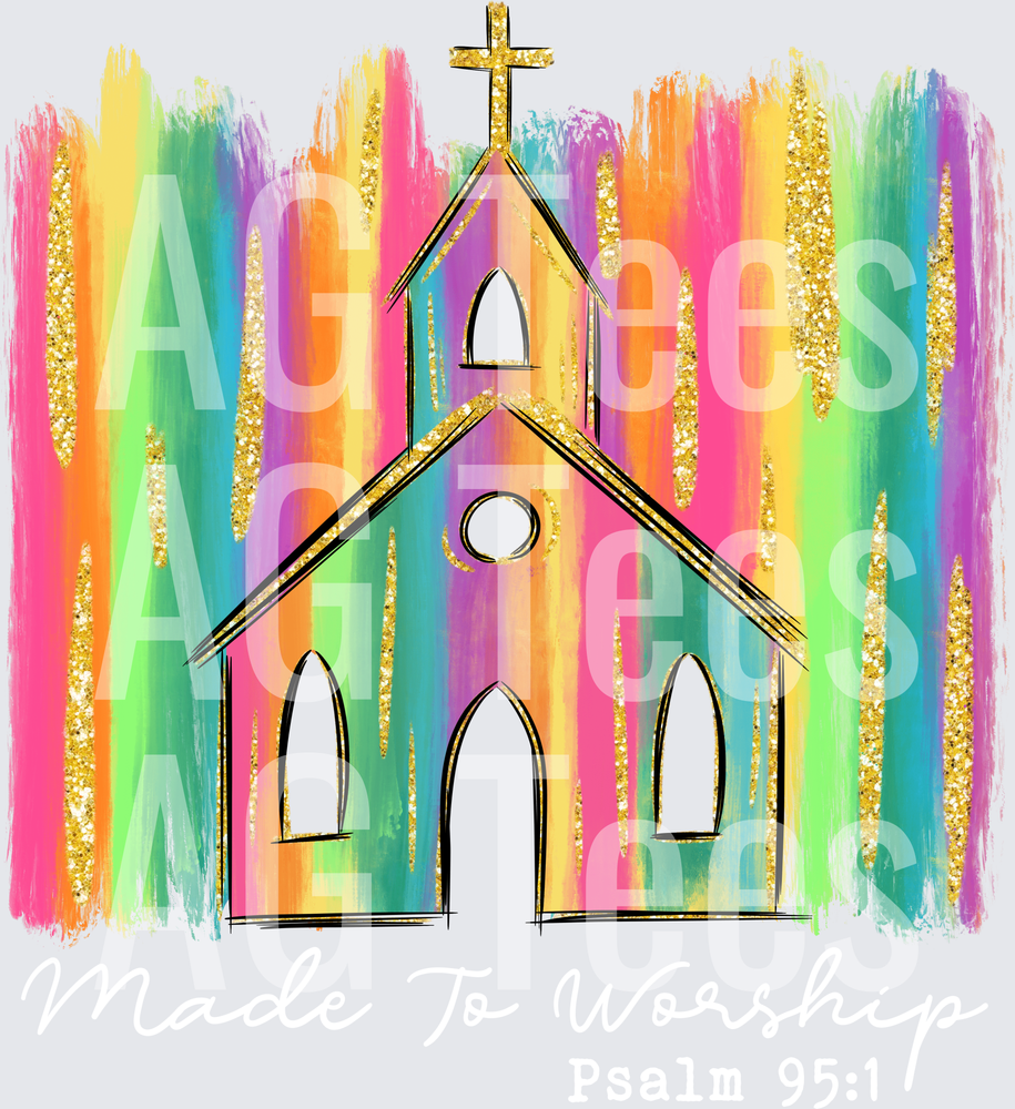 Made to Worship White Text