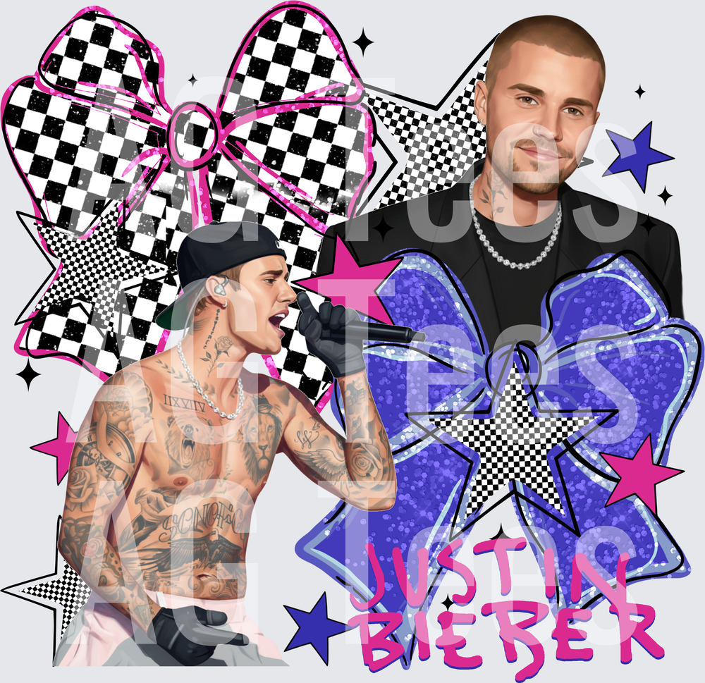 Justin bow collage