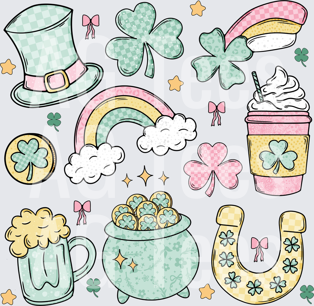 St Patty collage