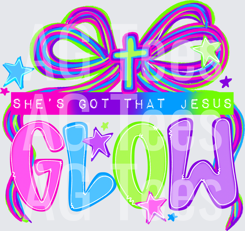 she_s got that Jesus Glow bow