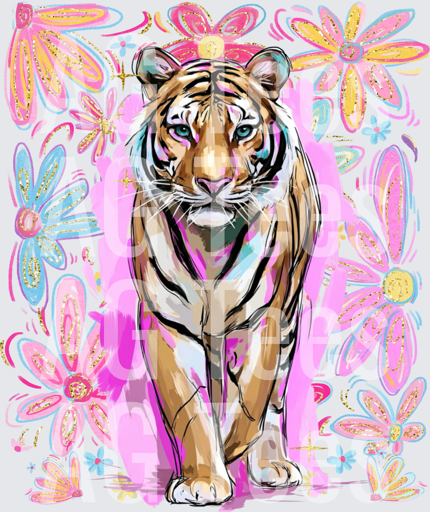 tiger floral