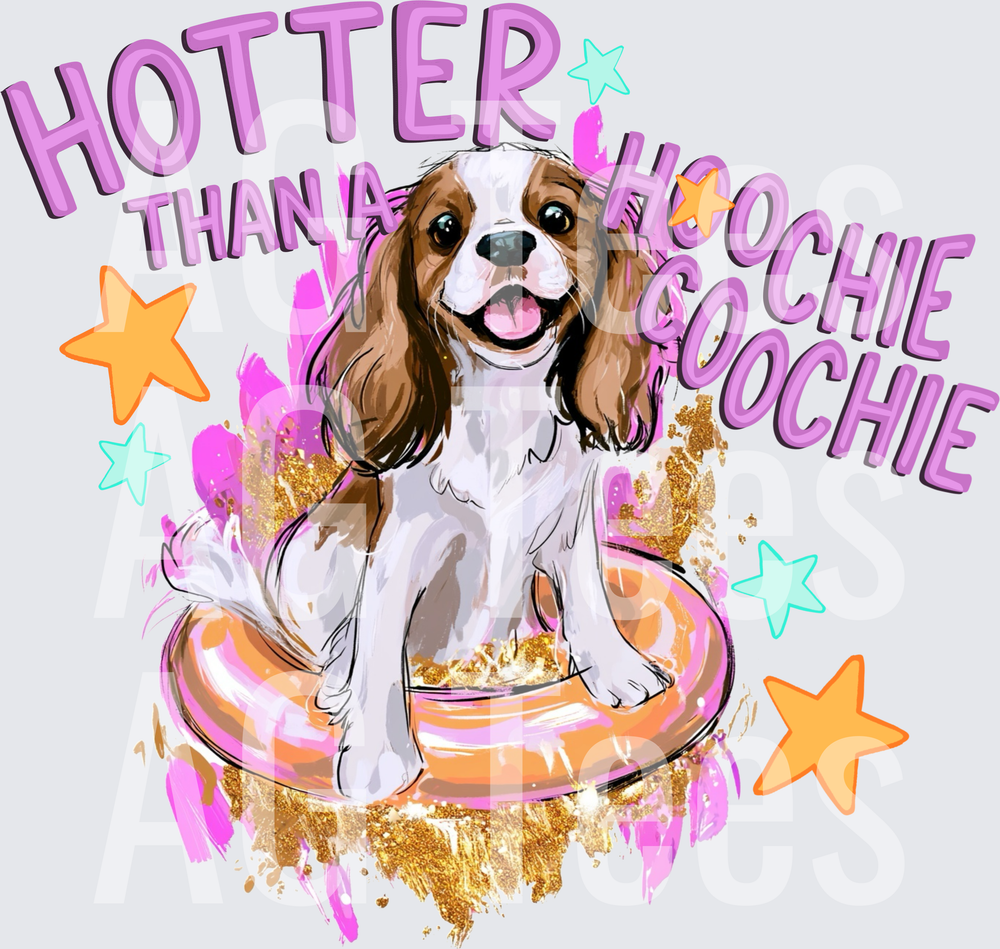 Hotter than a hoochie spaniel