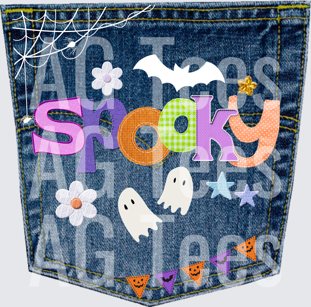 SPOOKY DENIM POCKET