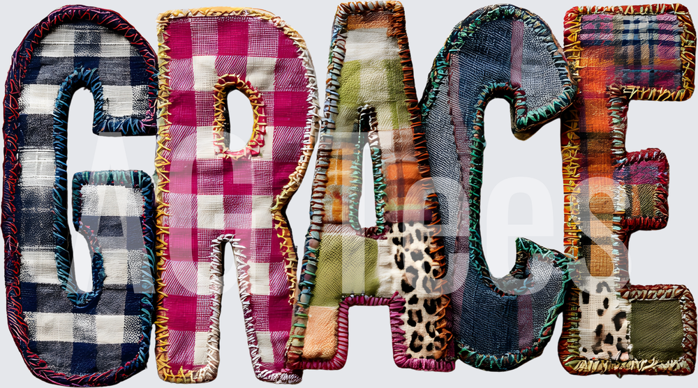 GRACE FAUX EMBROIDERY