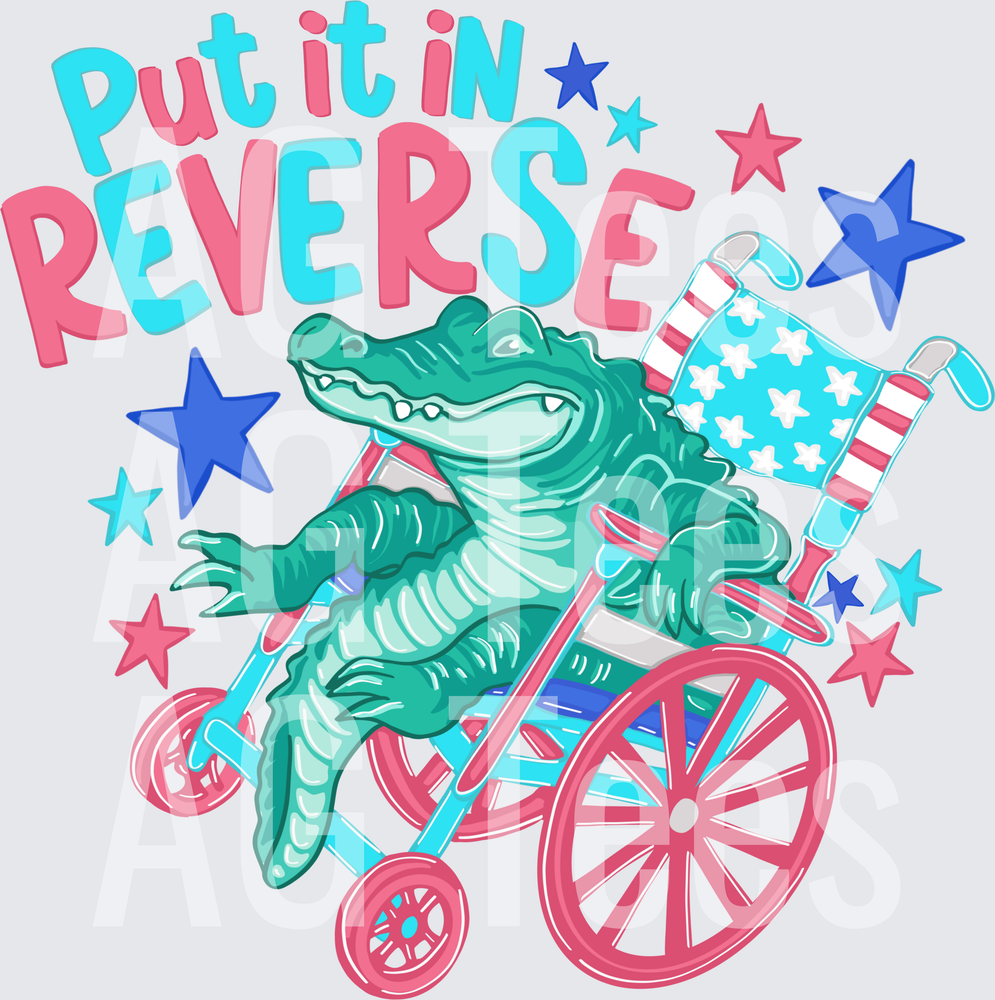 Put it in reverse alligator