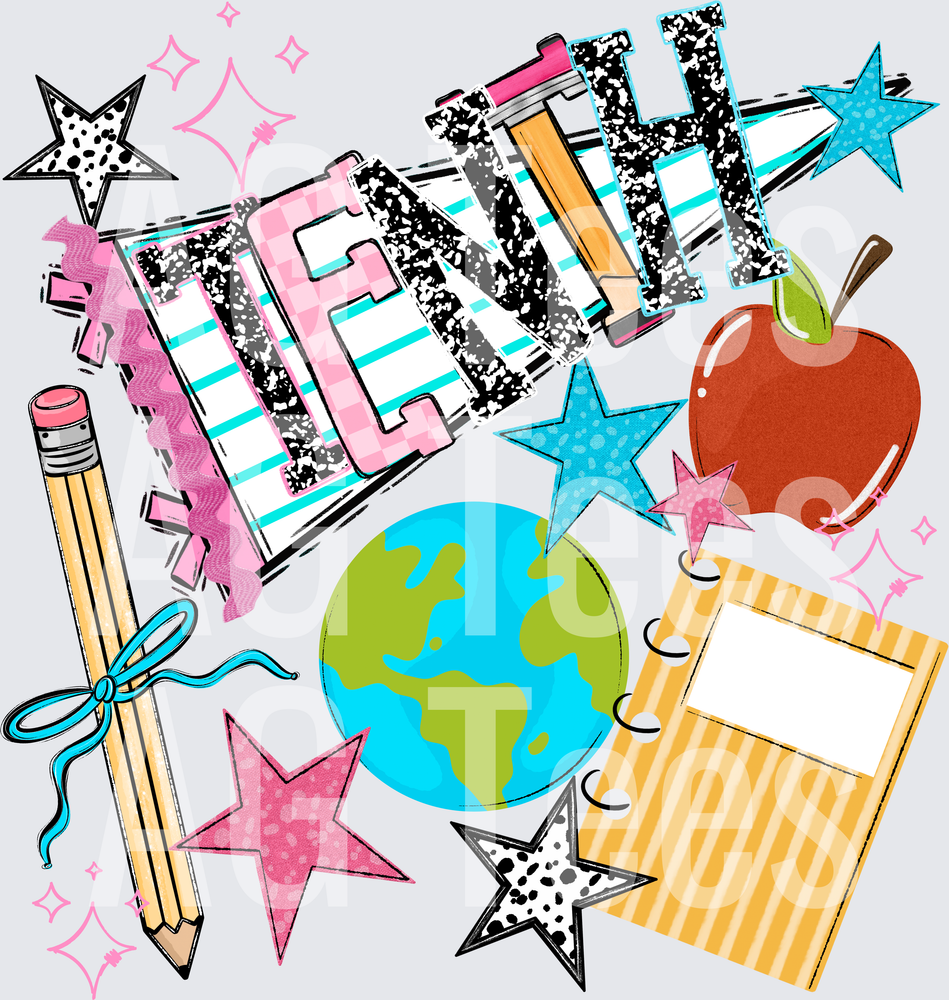 BACK TO SCHOOL NAME PENNANT TENTH