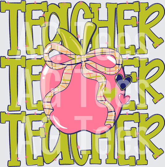 TEACHER APPLE STACK