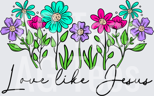 Love like Jesus pocket design