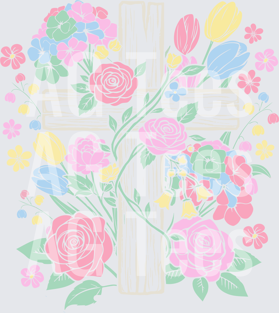 Floral Cross