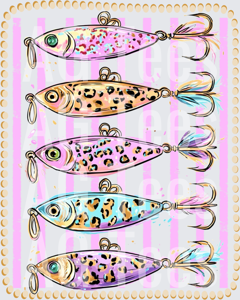 Lures leopard stripe frame