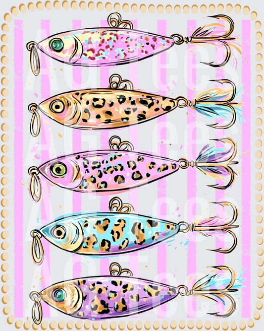 Lures leopard stripe frame