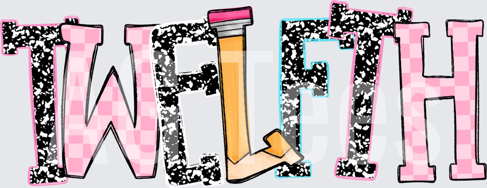 BACK TO SCHOOL PENNANT TWELFTH