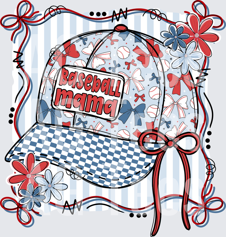 Baseball mama hat