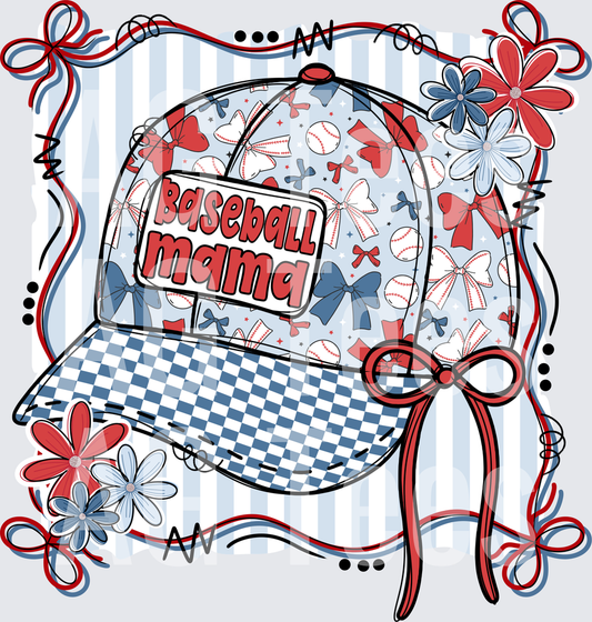 Baseball mama hat