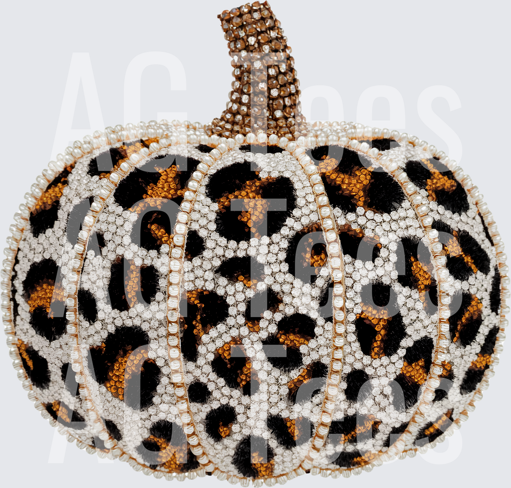 PUMPKIN LEOPARD DIAMOND PEARL