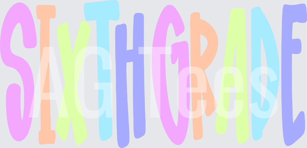 Pastel multicolor school bundle (8)