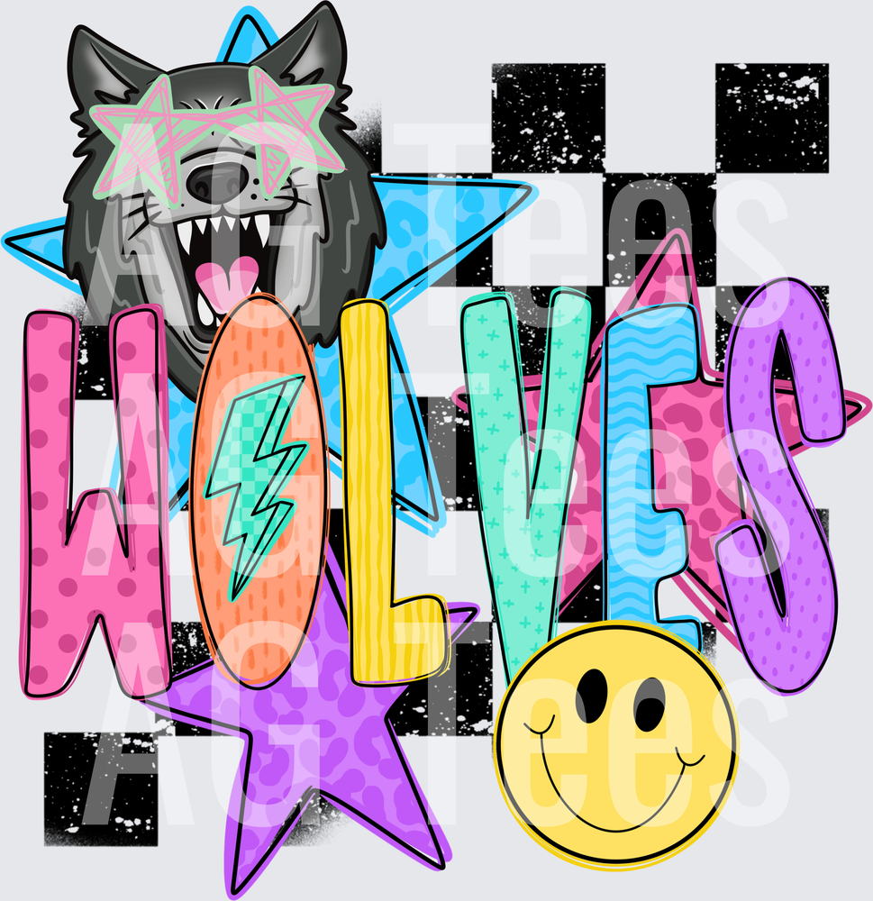 Mascot wolves