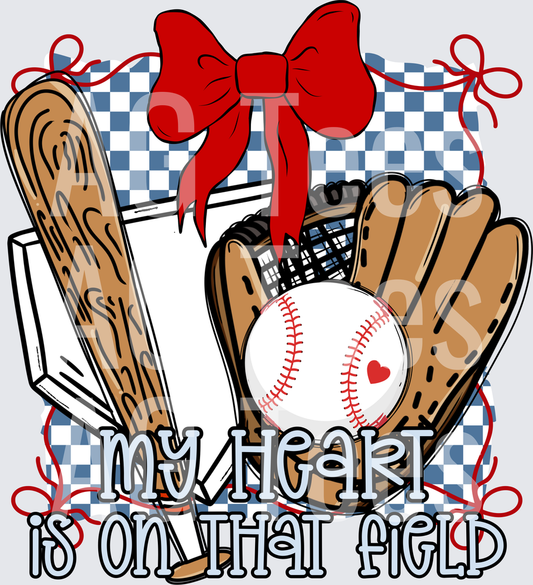 My heart is on that field baseball