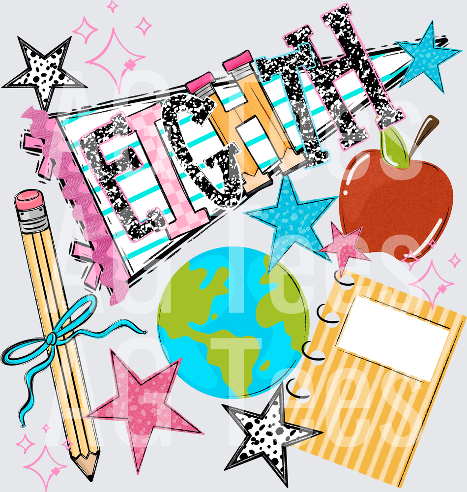 BACK TO SCHOOL NAME PENNANT EIGHTH