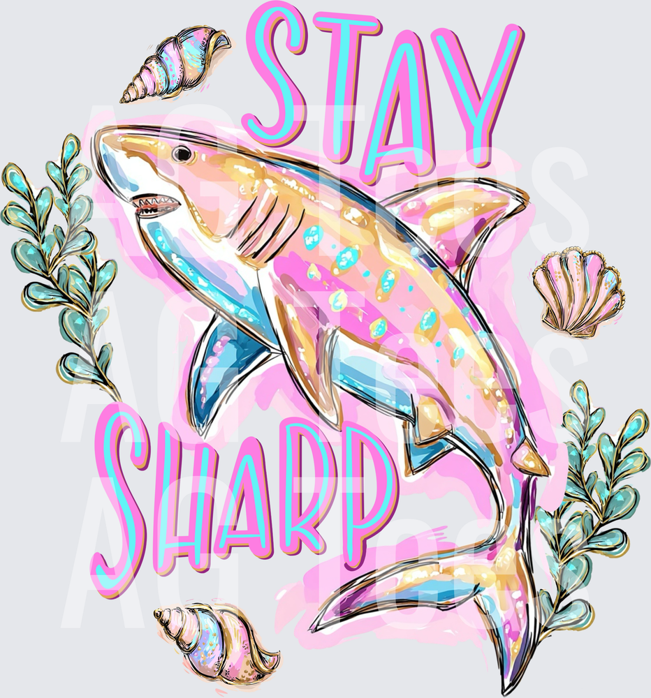 Stay sharp shark