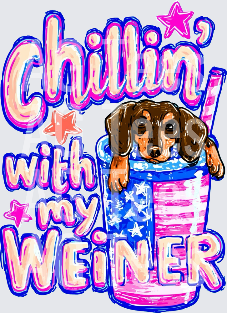 Chilling with wienerdog