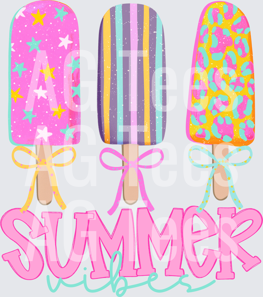 Summer vibes popsicles