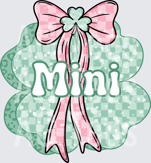Mini clover big bow