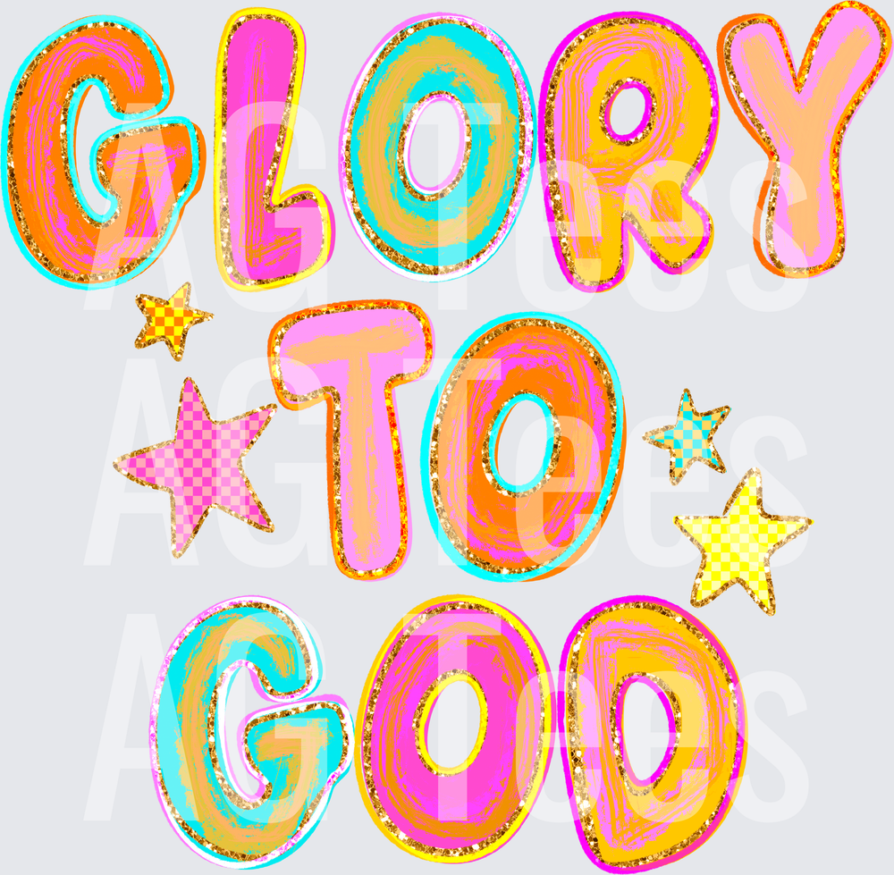 GLORY TO GOD COLORFUL