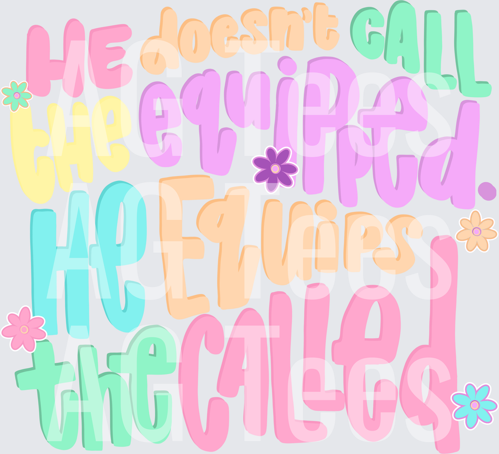 He doesn_t call the equipped He equips the called