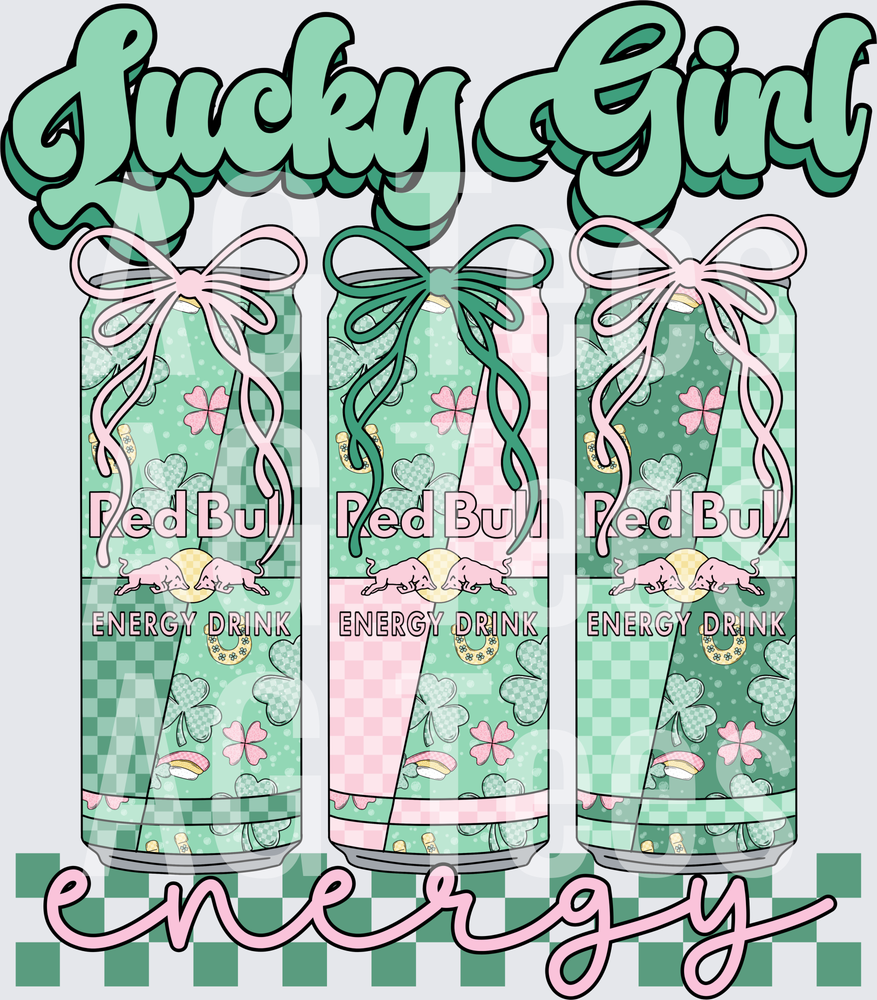 Lucky girl energy redbull