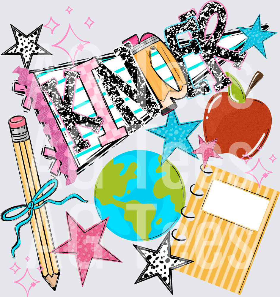 BACK TO SCHOOL NAME PENNANT KINDER